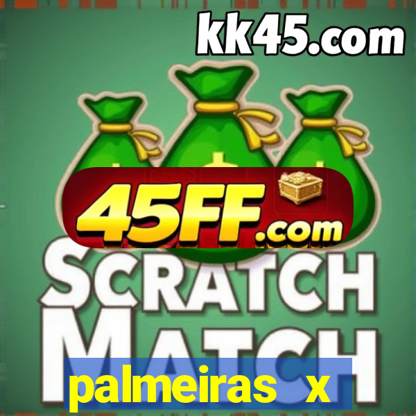 palmeiras x fluminense palpite